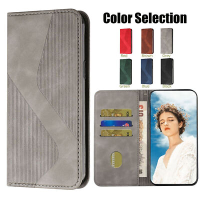#ad Leather Wallet Cell Phone Case For Samsung Galaxy S23 Ultra S22 S21 S20 S10 Plus $9.83