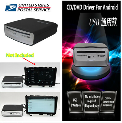 #ad USB Interface Car Radio CD DVD Dash Box Player Stereo For Android Radio USA Ship $62.90