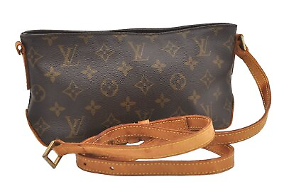 #ad Authentic Louis Vuitton Monogram Trotteur Shoulder Cross Bag M51240 Junk 2037J $266.00
