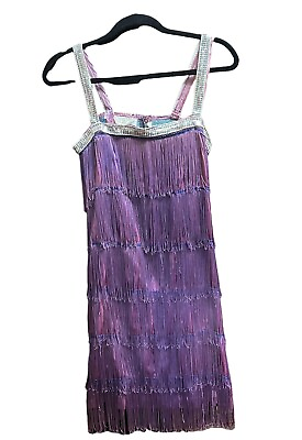 #ad Flapper Dresser Purple Vintage Costume Company READ please Halloween Party FUN $27.00