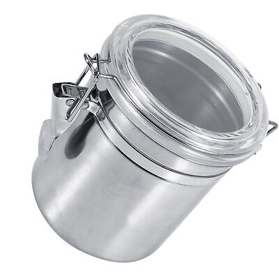 #ad YA Stainless Kitchen Food Storage Container Bottle Sugar Tea Coffee Beans Can HD $11.10