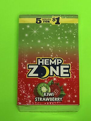 #ad FREE GIFTS🎁Hemp Zone Kiwi🥝Strawberry🍓75 High Quality Rolling Papers 15 packs $19.99
