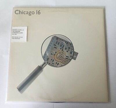 #ad Chicago 16 Vinyl Lp 1982 ORIG Ultrasonic Clean VG VG $15.99