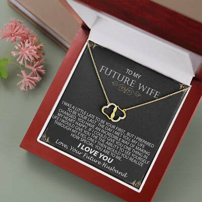 #ad To My Future Wife Necklace Engagement Gift for Future Wife Birthday Gift $249.97