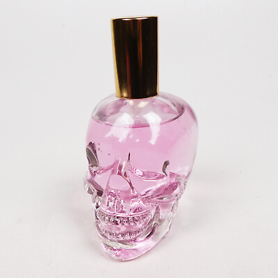 #ad TATTOO LOVE SKULL Glass Bottle Perfume Cologne UNISEX Mens Womens spray gothic $18.89