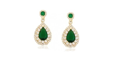 #ad Elegant Green Earrings $12.00
