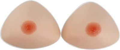 #ad AA GG Cup Triangle Silicone Breast Forms CD Transgender Fake Boobs Bra Enhancers $18.19