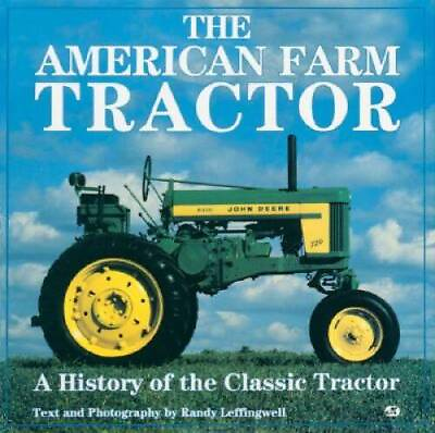 #ad American Farm Tractor Hardcover By Leffingwell Randy GOOD $5.00