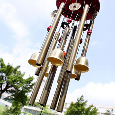 Amazing Wind Chimes 10 Tube 5 Bells Metal Church Bell Outdoor Garden Decor $9.99