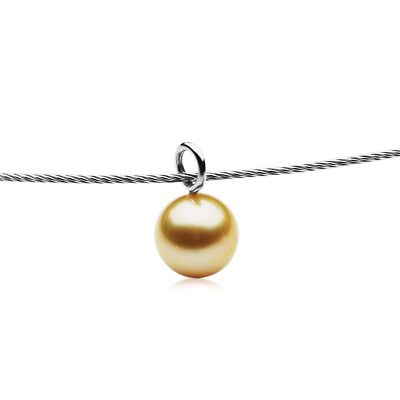 #ad Pacific Pearls® AAA 10 mm Australian South Sea Golden Pearl Necklace Best Gifts $359.00