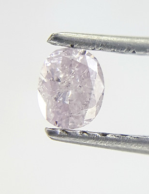 #ad 0.13TCW Intense Pink color VS1 Oval shape Rose cut African Natural Loose Diamond $40.40