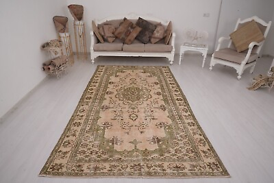 #ad Turkish Area Rug Vintage Rug 5x8 Oushak Rug Antique Rug Anatolian Carpet 212 $599.00