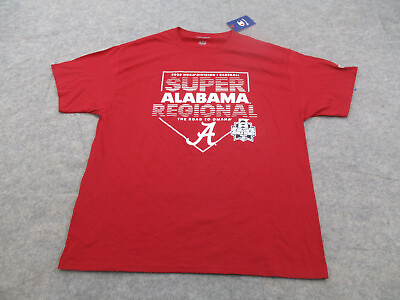 #ad Alabama Crimson Tide Shirt Mens Extra Large Red Champion College Baseball NEW 23 $17.96