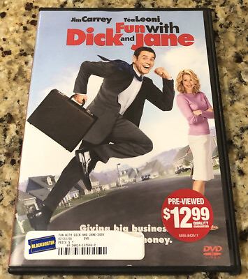 #ad Fun With Dick and Jane DVD By Tea Leoni Jim Carrey $4.99