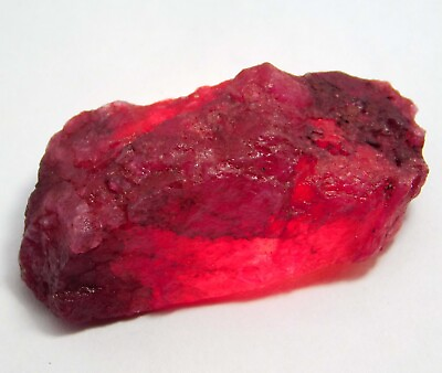 #ad 86.55 Cts Natural Earth Mined Red Ruby Rough Loose Gemstone $14.20