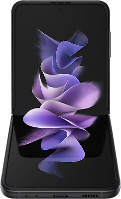 #ad Samsung Galaxy Z Flip 3 5G SM F711U Factory Unlocked 128GB Phantom Black C $149.99