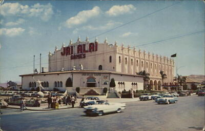 #ad Mexico Tijuana The Fronton Palace Chrome Postcard Vintage Post Card $9.99
