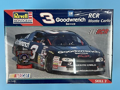 #ad #ad NEW Monogram 1:24 SCALE NASCAR Dale Earnhardt Goodwrench Monte Carlo Model Kit $15.95
