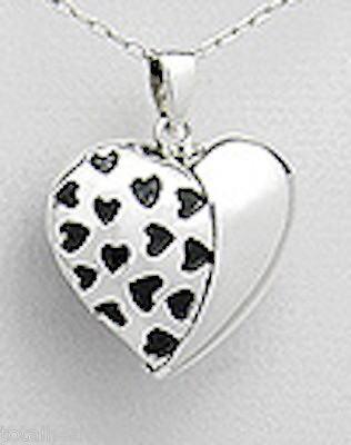 #ad 2.68g Solid Sterling Silver 1.2quot; Sweet Heart Pendant 30mm Love Valentine $31.45