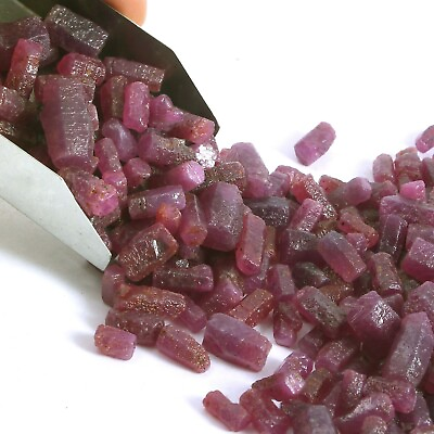 #ad AAA Fine Natural Mozambique Ruby CERTIFIED Loose Gemstone Rough Lot 2000 Gram $640.00