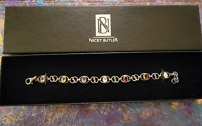 #ad Nicky Butler Multi Stone Bracelet $100.00
