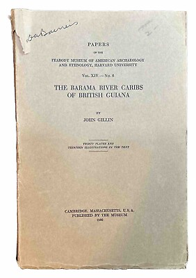 #ad Papers of the Peabody Museum of American Archaeology and Ethnology Harvard 1936 $11.00