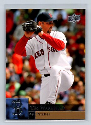 #ad 2009 Upper Deck #56 Tim Wakefield Boston Red Sox D26 $1.75