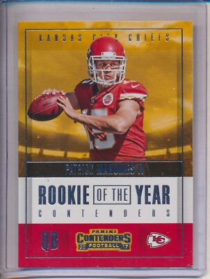 #ad 2017 PANINI CONTENDERS ROOKIE OF THE YEAR PATRICK MAHOMES II # RY 3 $211.78