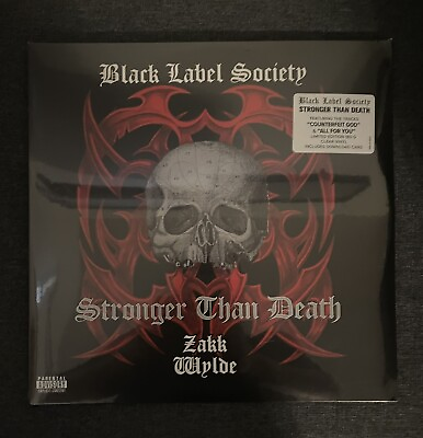 #ad Stronger Than Death Clear Vinyl by Black Label Society BRAND NEW SEALED $23.00