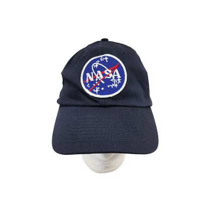 #ad NASA Round Logo Blue Vintage Adjustable Snapback Hat Cap $22.99