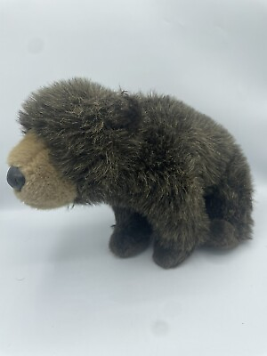#ad Douglas Cuddle Toy American Brown Bear Realistic Plush 12quot; Stuffed Animal $17.10
