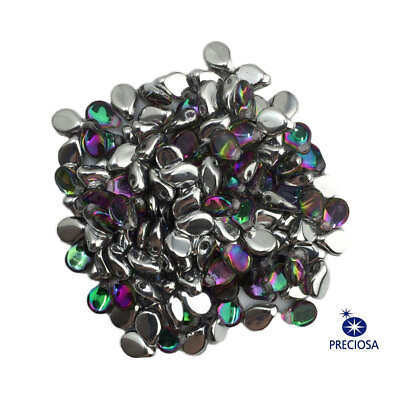 #ad 7x5mm Helio Purple Crystal Preciosa Czech Pip Glass Beads 50 $3.84