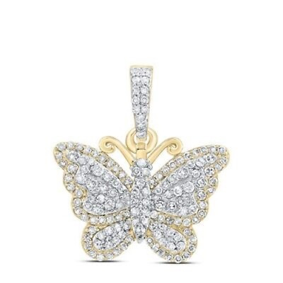#ad New Glorious Diamond Butterfly Charm 0.50 Carat T.W. 10K Yellow Go D01070705 $379.99