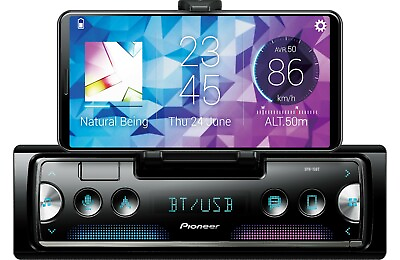 #ad NEW Pioneer SPH 10BT 1 DIN Digital Media Player Bluetooth Pop Out Phone Cradle $149.98