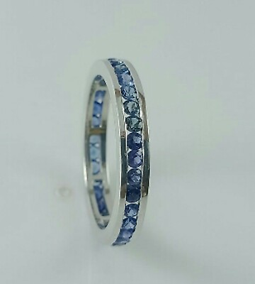 #ad Vintage Design Ring 925 Silver Sapphire Ring Beautiful Anniversary Gift Ring C $105.00