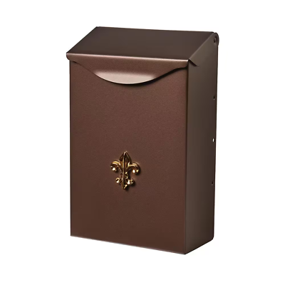 #ad City Classic Venetian Bronze Small Steel Vertical Wall Mount Mailbox BW110V04AM $20.03