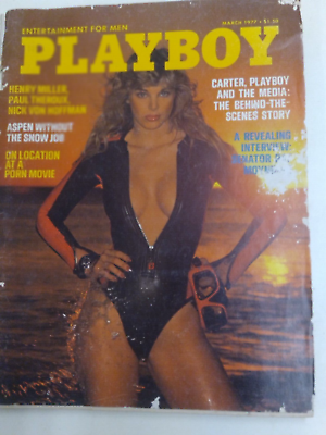 #ad Playboy Magazine March 1977 Playmate Nicki Thomas CASANOVA $9.95