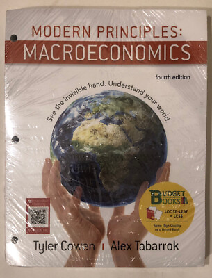 #ad Loose leaf Version for Modern Principles of Macroeconomics by Cowen Tyler Tab $22.00