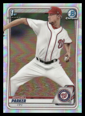 #ad 2020 Bowman Chrome Refractor Mitchell Parker Rc #BD 176 $2.99