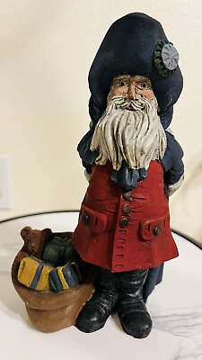 #ad 1987 Vintage Nautical Santa Bearing Gifts Figurine Christmas Holiday Decor $6.56
