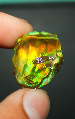 #ad Opal Rough Welo Loose opal rough Natural Ethiopian fire Opal Raw stone 50.00 Cts $55.08