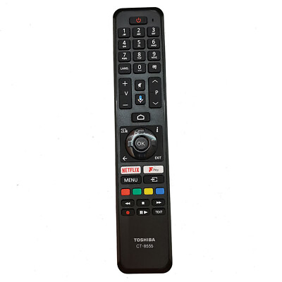 #ad New CT 8555 For Toshiba Voice Smart LCD TV Remote Control 43UA3A63DB UA2B 65UA4B $18.73