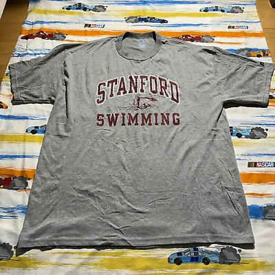 #ad Vintage Stanford University Swimming Single Stitched Russell Athletic Shirt XL $34.99
