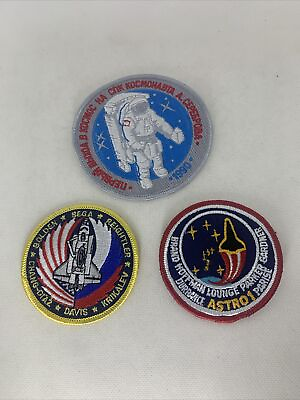 #ad NASA Patch Lot Of 3 $19.95