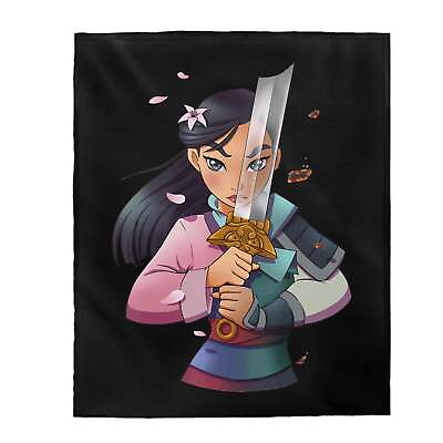 #ad Crystal Blade Warrior Kawaii Anime Ramen Lovers Gift Velveteen Plush Blanket $79.97