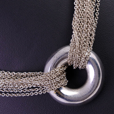 #ad TIFFANYamp;Co. Necklace 10 chokers Silver925 44.3g Women $335.00