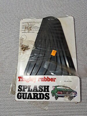 #ad 2 Vtg Tingley Rubber Splash Guards Mud Flaps Foreign amp; Domestic American Cars $32.00