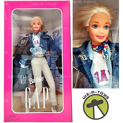 #ad Barbie Special Edition Gap Doll Blue Jean Jacket 1996 Mattel #16449 NRFB $59.95