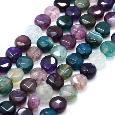 #ad #ad 47pcs Natural Agate Faceted Round Beads Mini Stone Loose Spacer Beads Craft 8mm $9.65