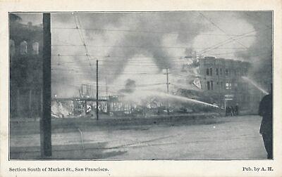 #ad SAN FRANCISCO CA Section South of Market Street Earthquake and Fire udb $8.87